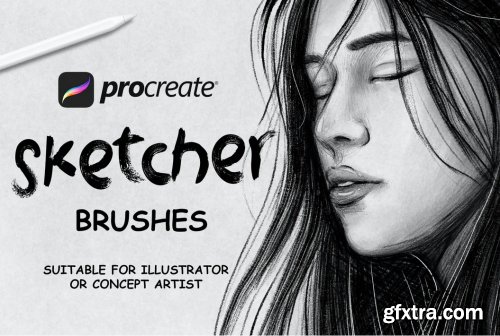 Sketcher Brushes - Procreate Brush