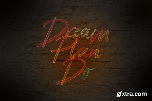 CreativeMarket - Neon brush set for Procreate 5167471