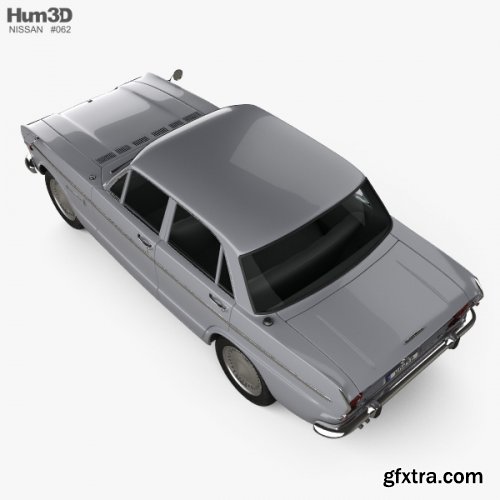 Nissan Skyline (S54) GT 1964 3D model