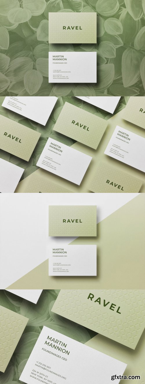 Business card Template & Mock-up #6