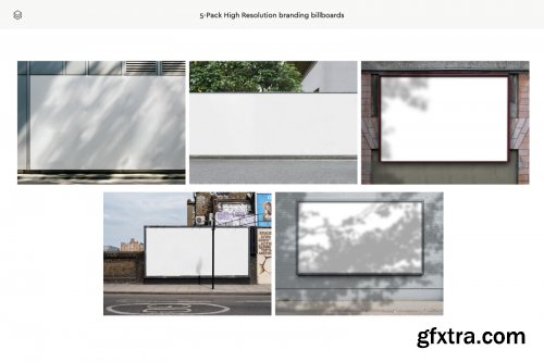 5-Pack Exclusive Billboard Mockups