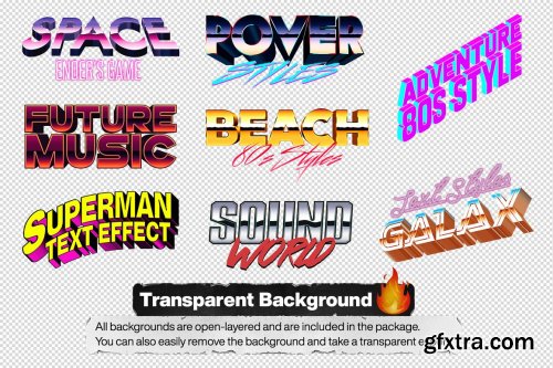 CreativeMarket - 80s Text and Logo Effects Vol.1 3476966