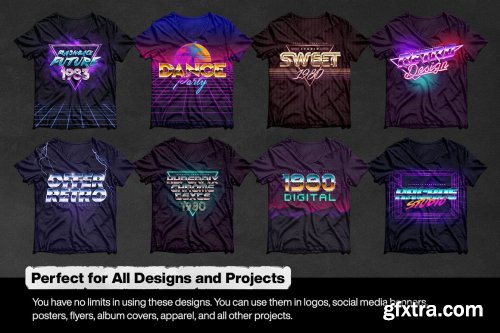 CreativeMarket - 80s Text and Logo Effects Vol.2 3479337