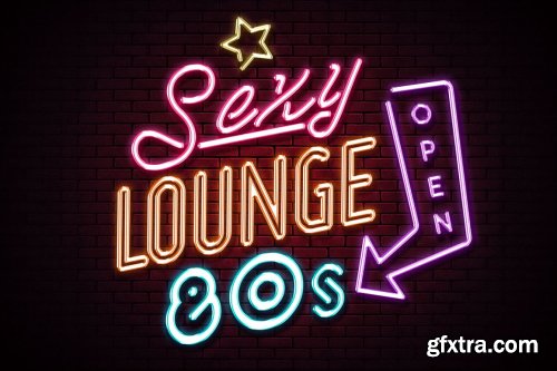 CreativeMarket - 80s Text and Logo Effects Vol.2 3479337