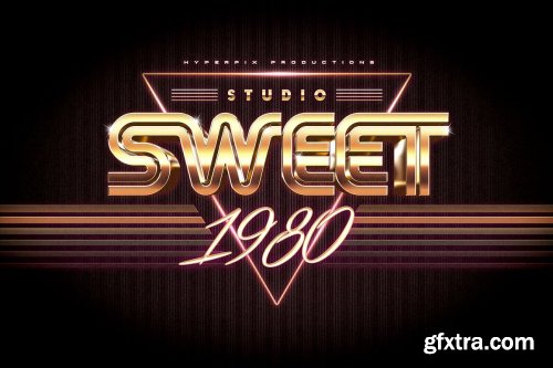 CreativeMarket - 80s Text and Logo Effects Vol.2 3479337