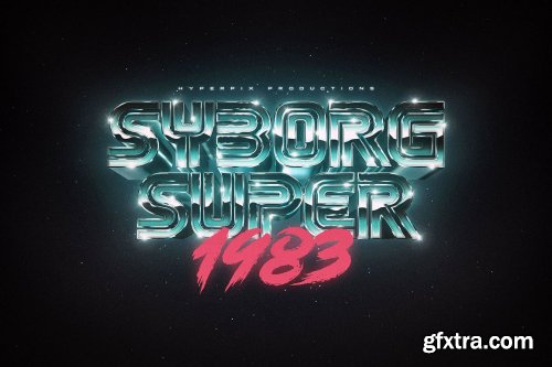 CreativeMarket - 80s Text and Logo Effects Vol.3 3479338