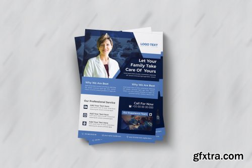 CreativeMarket - Modern Creative Medical Flyer 4964370