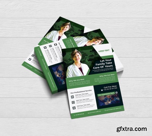 CreativeMarket - Modern Creative Medical Flyer 4964370