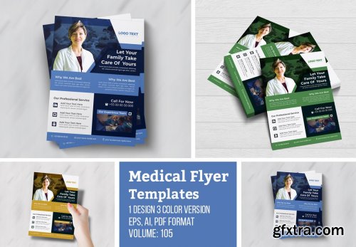 CreativeMarket - Modern Creative Medical Flyer 4964370