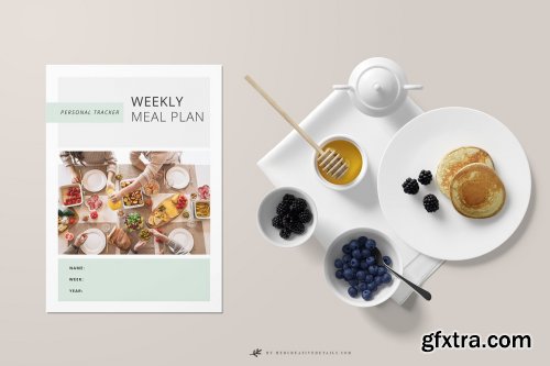 CreativeMarket - Weekly Meal Plan - Printable 4969261