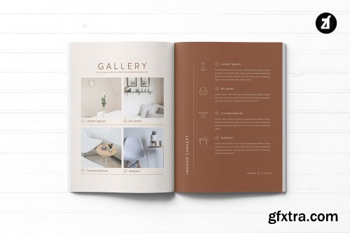 CreativeMarket - Modern neutral multi-purpose book 4981598