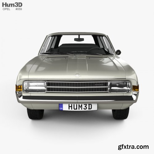 Opel Rekord (C) Caravan 1967 3D model