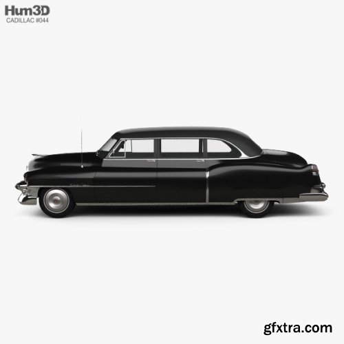 Cadillac 75 sedan 1953 3D model