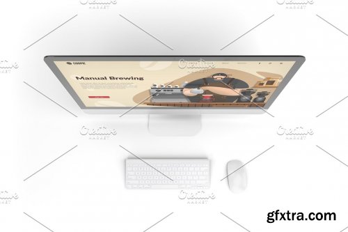 CreativeMarket - iMac Desktop Mockup vol.03 4885020