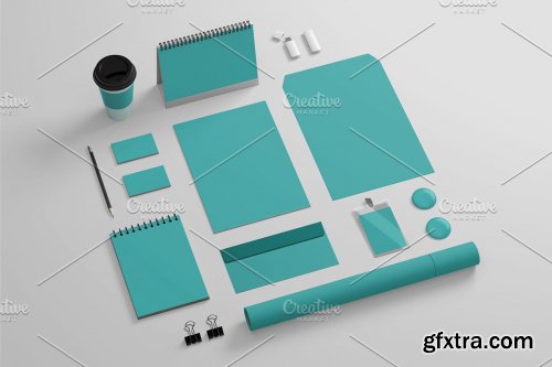 CreativeMarket - Stationery Mockup 4885071