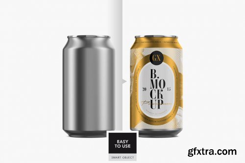 CreativeMarket - Beer/Soda Can Mockup 4928130