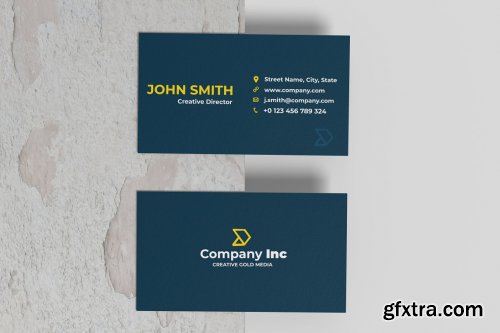 CreativeMarket - Minimalist Business Card Mockup 4924317