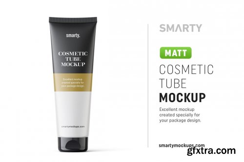 CreativeMarket - Matt cosmetic tube mockup 4815656