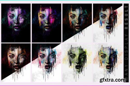 CreativeMarket - Face Painting Photo Template 4610923