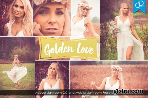 CreativeMarket - Golden Love Lightrom CC Presets 4725375