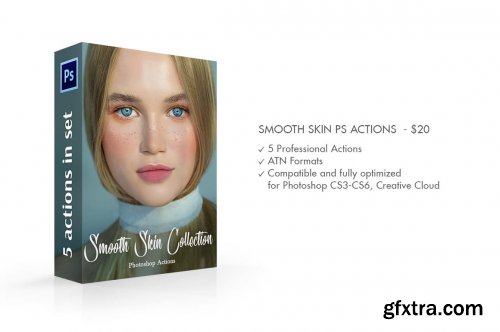 CreativeMarket - Smooth Skin Photoshop Actions 4723022