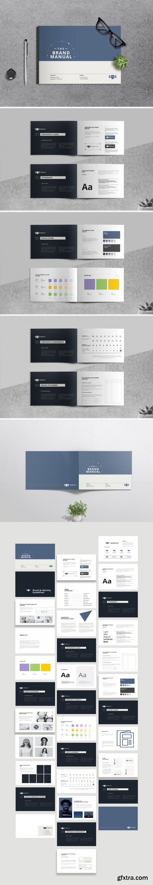 Minimalist Brand Identity Brochure Layout 366088903