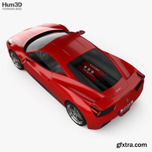 Ferrari 458 Italia 2011 3D model