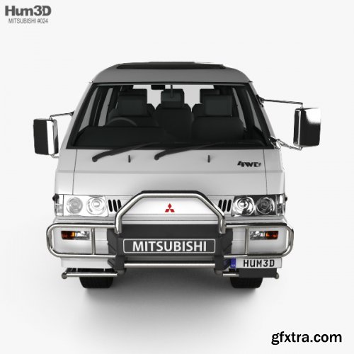 Mitsubishi Delica Star Wagon 4WD 1986 3D model
