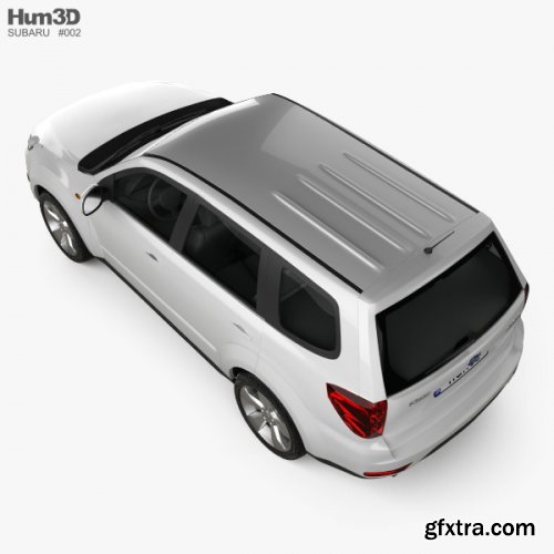 Subaru Forester 2008 3D model