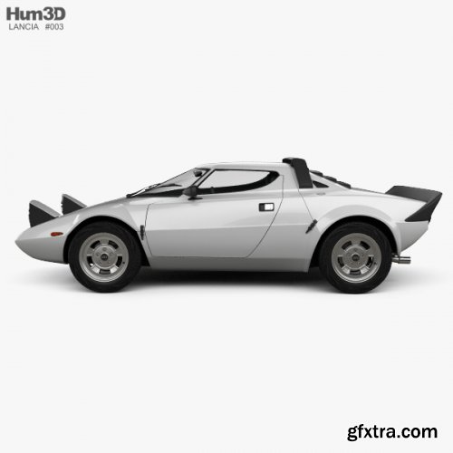 Lancia Stratos 1974 3D model