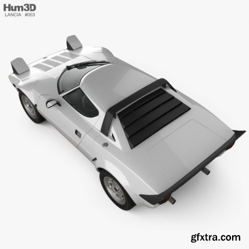 Lancia Stratos 1974 3D model