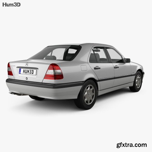 Mercedes-Benz C-Class (W202) sedan 1997 3D model