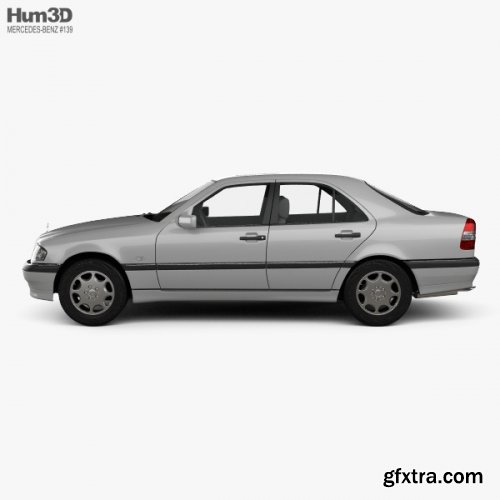 Mercedes-Benz C-Class (W202) sedan 1997 3D model