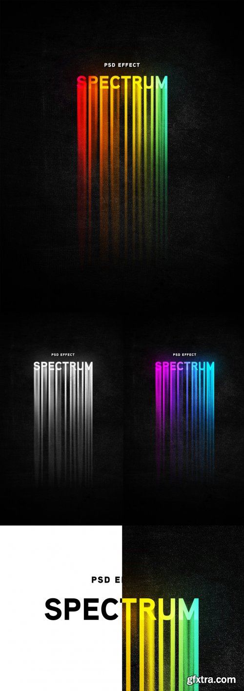 Long Barcode Color Shadow Effect Mockup 368076878