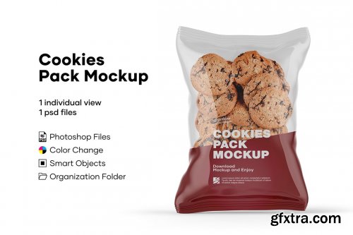 CreativeMarket - Cookies Pack Mockup 5224056