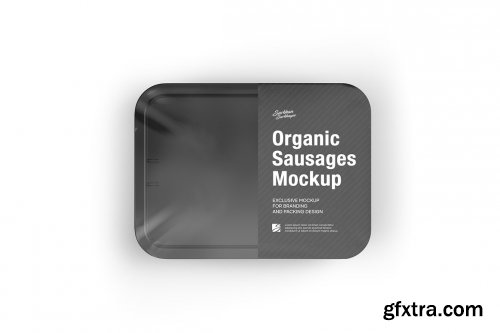 CreativeMarket - Organic Sausages Mockup 5242216