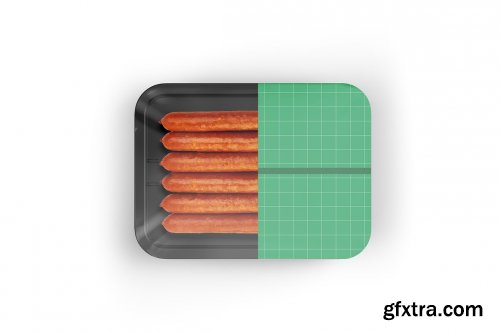 CreativeMarket - Organic Sausages Mockup 5242216