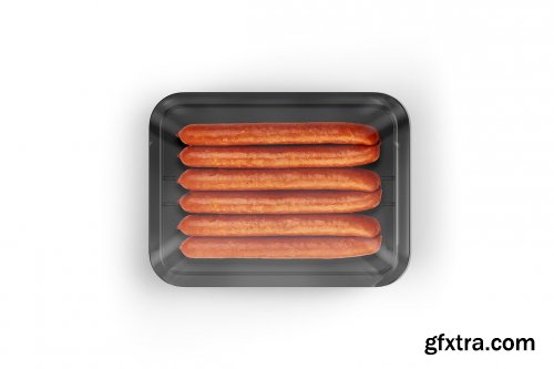 CreativeMarket - Organic Sausages Mockup 5242216