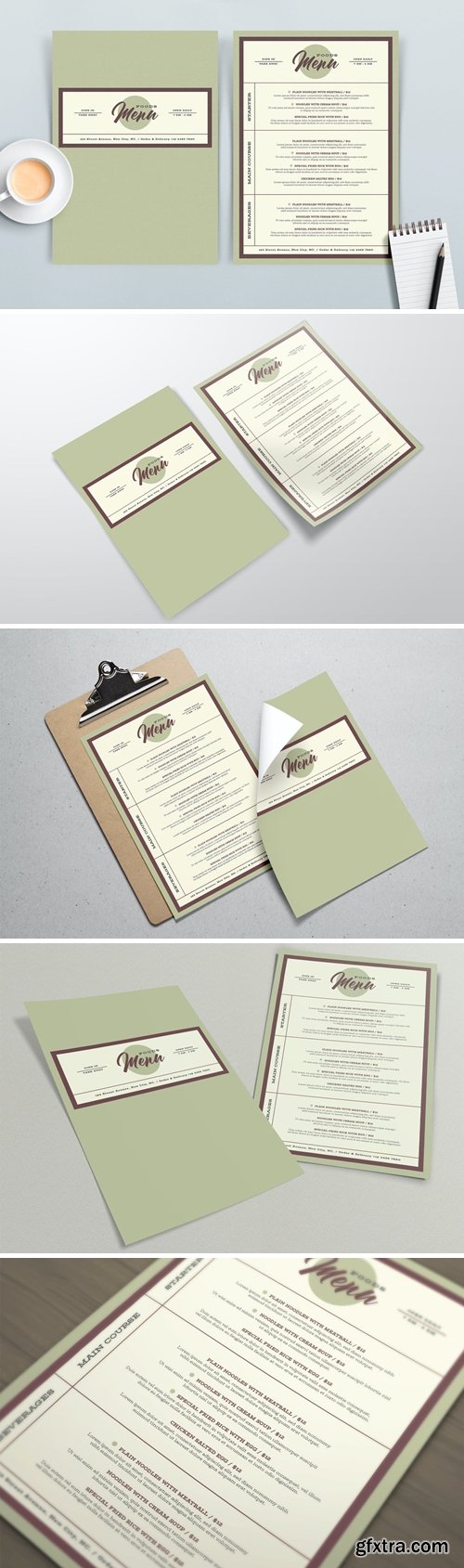 Classic Food Menu Template