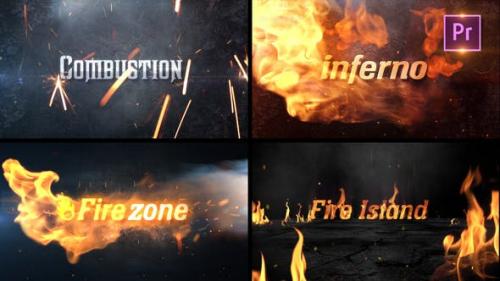 Videohive - Fire Title Sting Pack_Premiere PRO