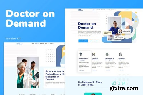 ThemeForest - Doctor on Demand v1.0 - Online Consultations Elementor Template Kit - 27928455