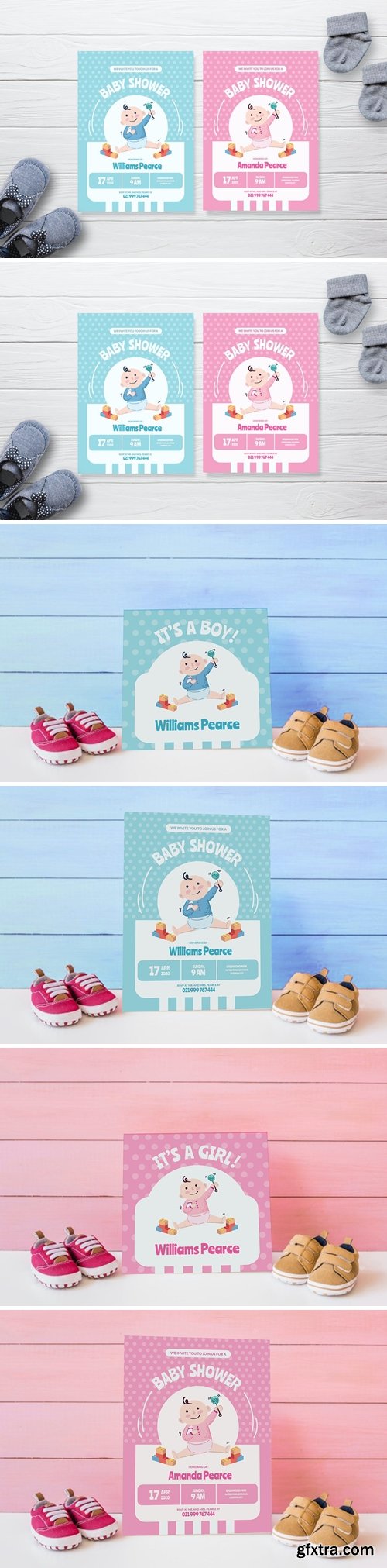 Simple Baby Playground - Baby Shower Invitation