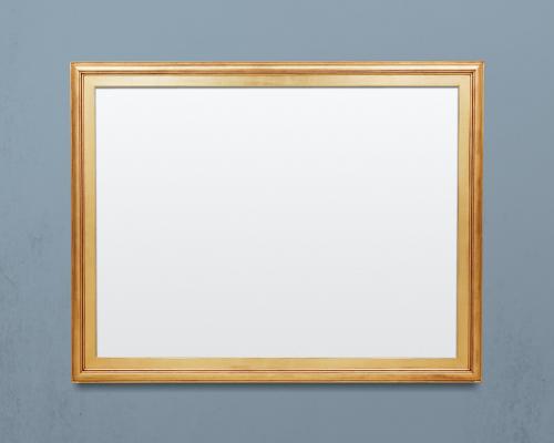 Wooden picture frame mockup illustration - 1230849