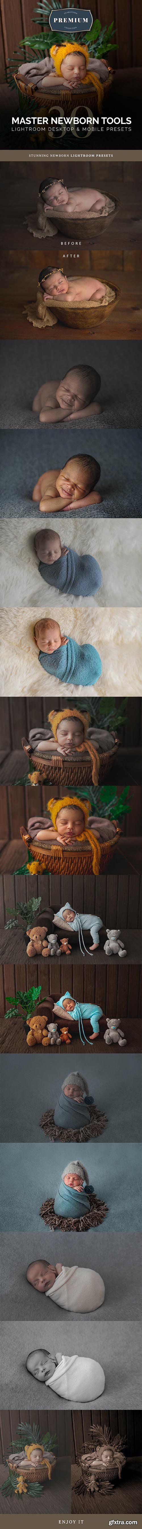 GraphicRiver - Master Newborn Lightroom Desktop & Mobile Presets 27665516