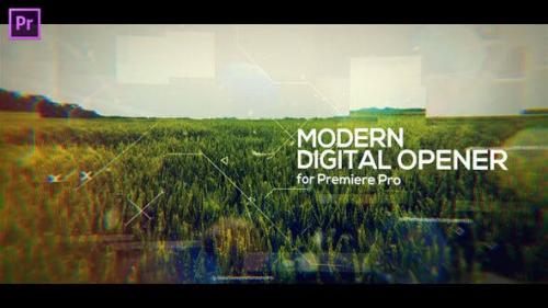 Videohive - Modern Digital Opener for Premiere Pro