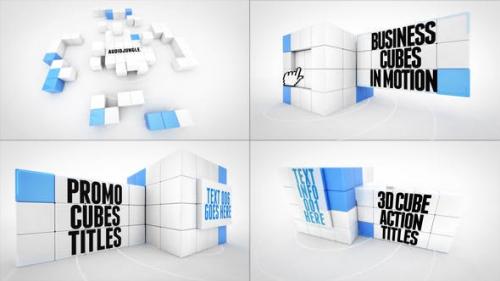 Videohive - Transforming Cube Titles