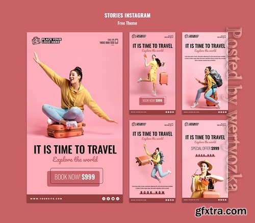 Time to travel stories template