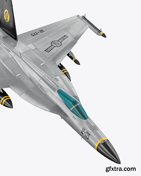 Combat Fighter - Half Side View 64802