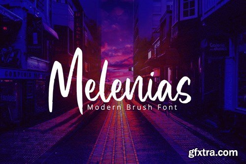 Melenias - Casual Brush Font