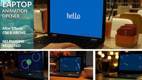 Videohive - Animated Laptop Opener